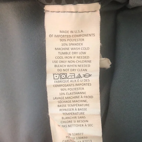 PrAna leggings in a charcoal and black design - Picture 8 of 9